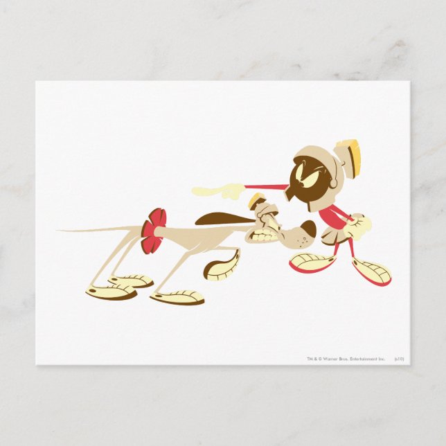 Carte Postale MARVIN LE MARTIAN™ et K-9 4 (Devant)