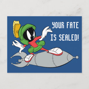 Carte Postale MARVIN MARTIAN™ Riding Rocket