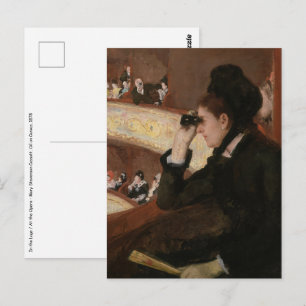 Carte Postale Mary Cassatt - Dans la loge