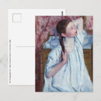 Mary Cassatt - Girl Arrange ses cheveux