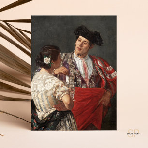 Carte Postale Mary Cassatt Offrant la Panale au torero