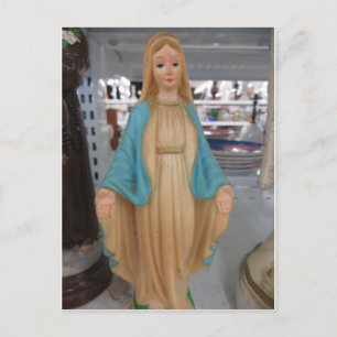 Carte Postale Mary Figurine