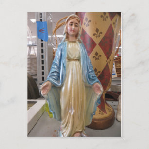 Carte Postale Mary Figurine