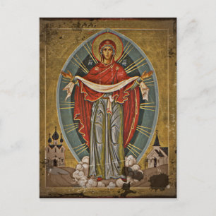 Carte Postale Mary le Protecteur Theotokos
