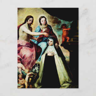 Carte Postale Mary Magdalene de Pazzi par Pedro de Moya