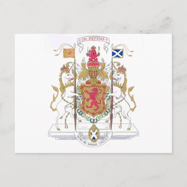 CARTE POSTALE MARY QUEEN DE SCOTS COUR DES ARMES (Devant)