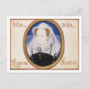 Carte Postale Mary Queen of Scots (1542-87) (gouache sur vellum)