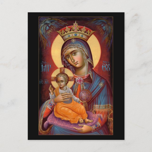 Carte Postale Mary - THEOTOKOS (Devant)