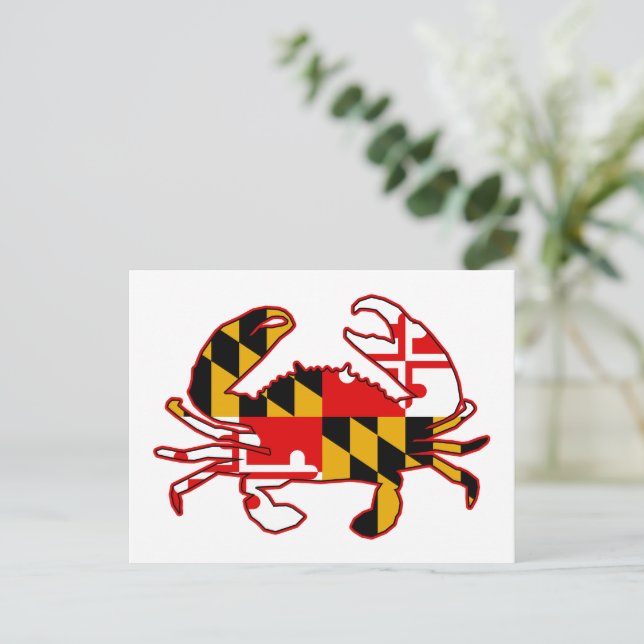 Carte Postale Maryland Flag (Debout devant)