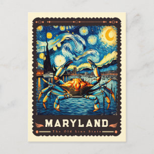 Carte Postale Maryland Vincent Van Gogh inspiré