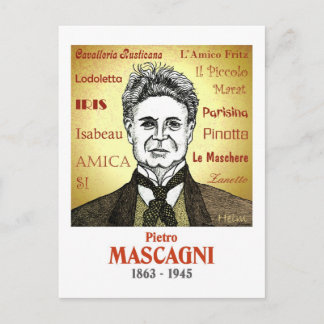 Carte Postale Mascagni