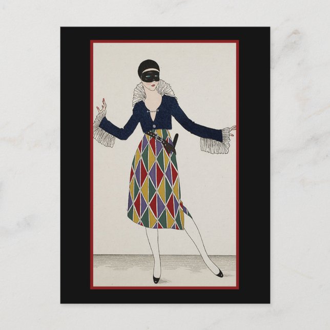 Carte Postale Mascarade (Devant)