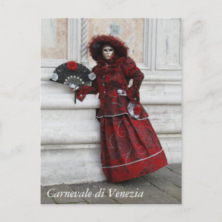 Carte Postale Mascarade du Carnaval de Venise