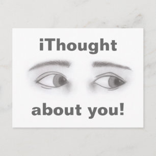 Carte Postale Masculine des yeux