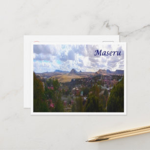 Carte Postale Maseru - Lesotho - Vue aérienne -