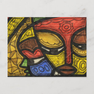 Carte Postale Masque 2