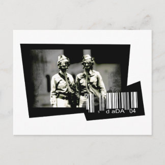 Carte Postale masque à gaz (carte postale)