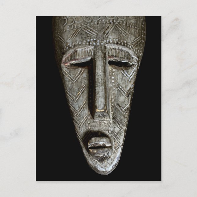Carte Postale Masque africain (Devant)
