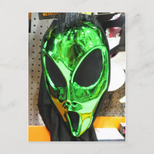 Carte Postale Masque Alien