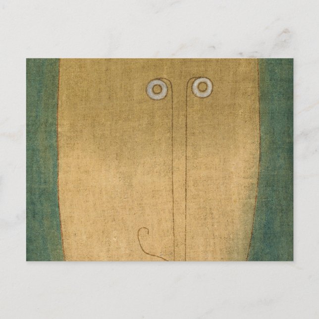 Carte Postale Masque de la peur, 1932 par Paul Klee (Devant)
