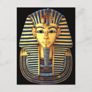 Carte Postale Masque d'or funéraire pur du pharaon Toutânkhamon