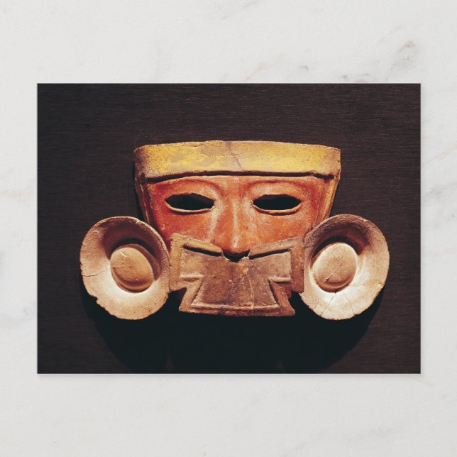 Carte Postale Masque humain, de Teotihuacan (Devant)