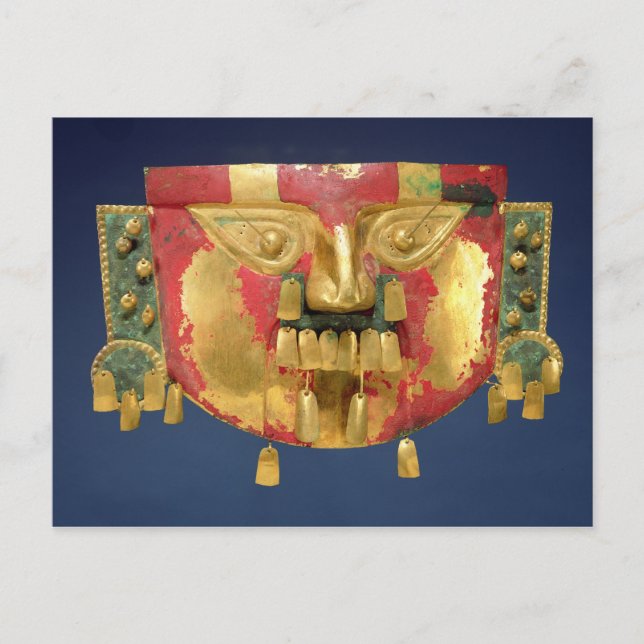 Carte Postale Masque Inca (Devant)