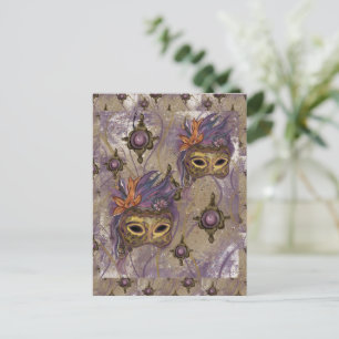 CARTE POSTALE MASQUERADE VENISE  ART     