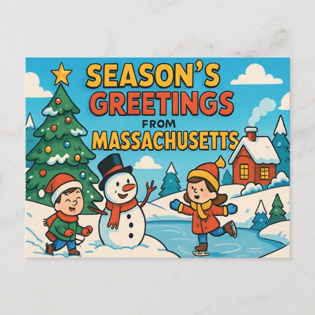 Carte postale MASSACHUSETTS (Devant)