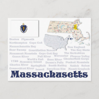 Carte postale "Massachusetts"