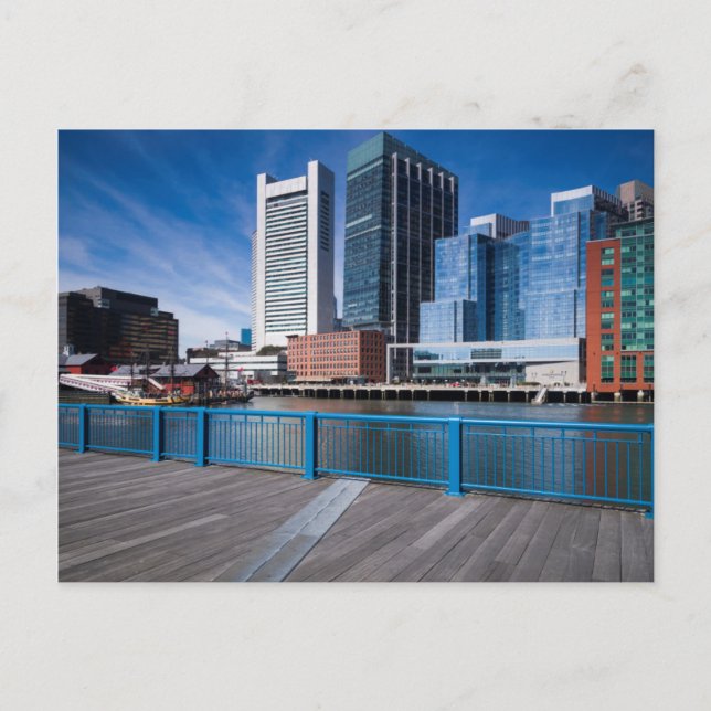 Carte Postale Massachusetts, Boston, Federal Reserve Bank (Devant)