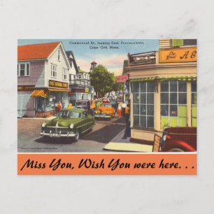 Carte Postale Massachusetts, Commercial St. Provincetown
