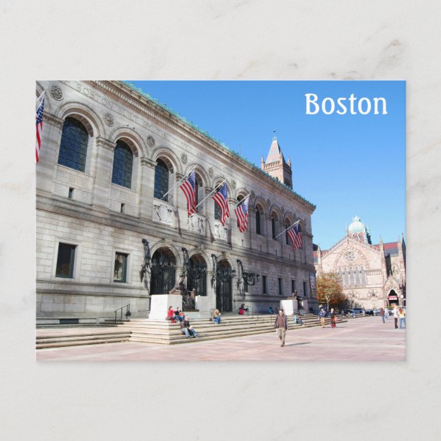 Carte Postale Massachusetts de Boston (Devant)