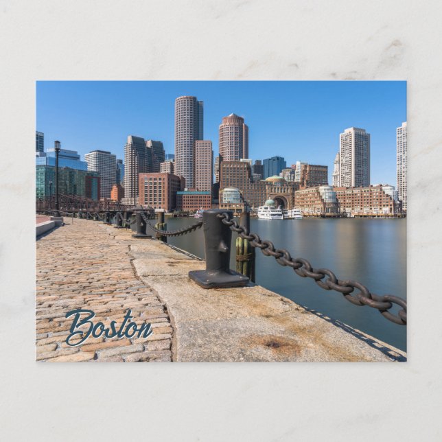 Carte Postale Massachusetts de Boston (Devant)