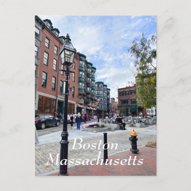 Carte Postale Massachusetts de Boston (Devant)