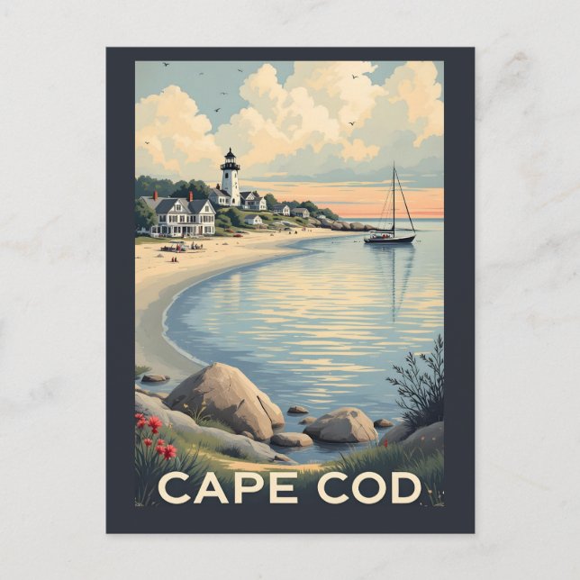 Carte Postale Massachusetts de Cape Cod (Devant)