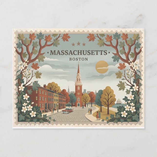 Carte Postale Massachusetts Heritage (Devant)