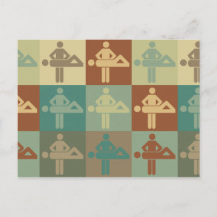 Carte Postale Massage Pop Art