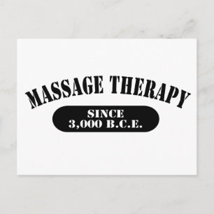 Carte Postale Massage thérapeutique depuis 3,000 B.C.E.