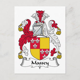 Carte Postale Massey Family Crest