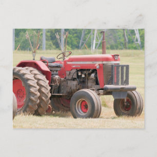 Carte Postale Massey Ferugson Super 90 Assis Par Un Jour Ensolei