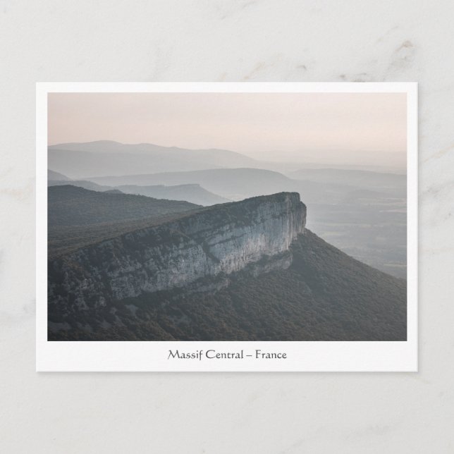 Carte Postale Massif de France centrale (Devant)