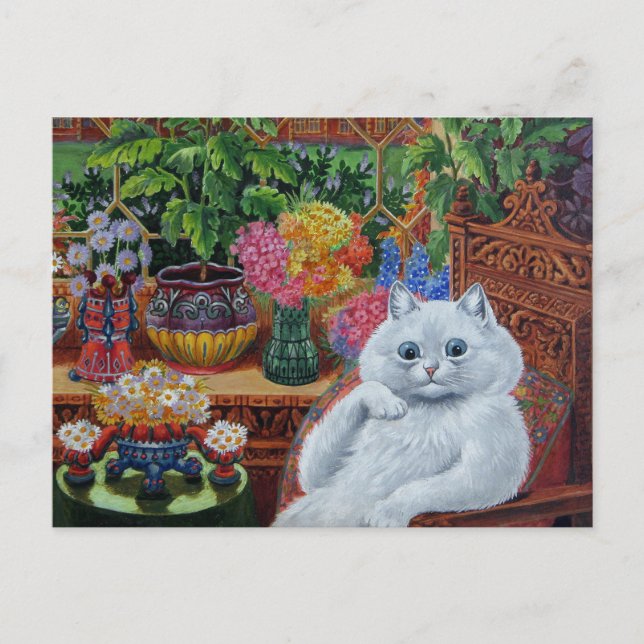 Carte Postale "Master of Cat College" de Louis Wain (Devant)