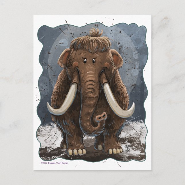 Carte Postale Mastodonte Mignon (Devant)