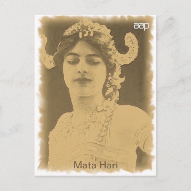 Carte Postale Mata Hari (Devant)