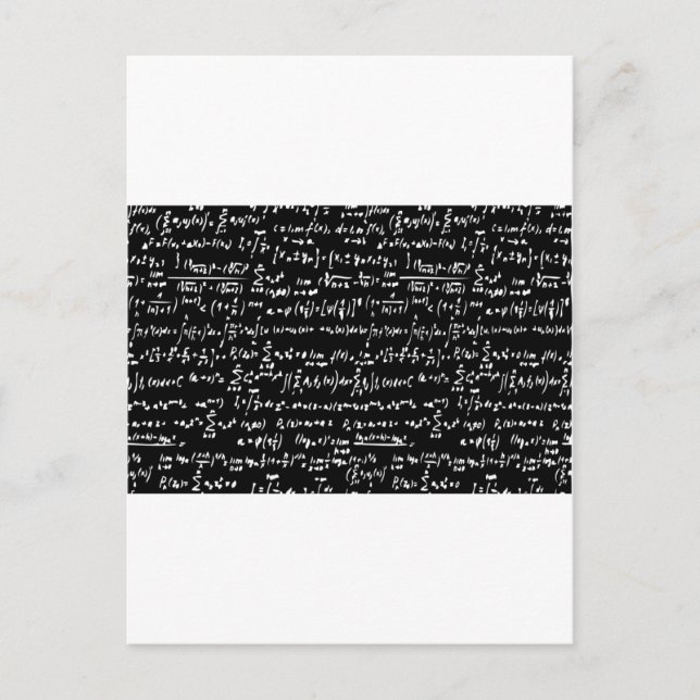 Carte Postale Math (Devant)