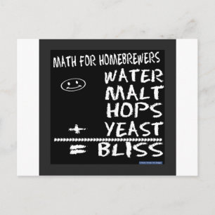 Carte Postale Math For Homebrewers