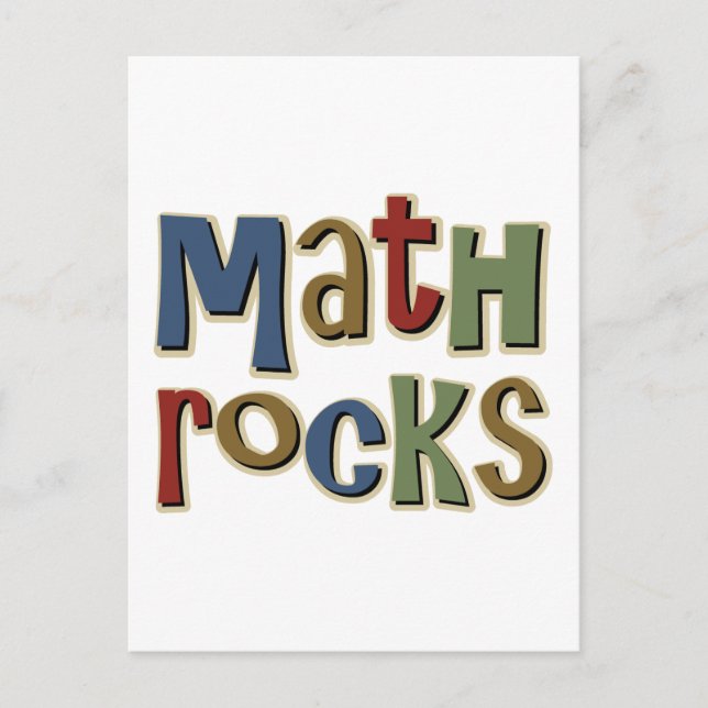 Carte Postale Math Rocks (Devant)