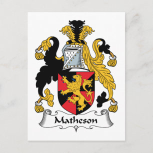 Carte Postale Matheson Family Crest