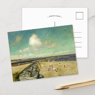 Carte Postale Matin à Breakwater   William Merritt Chase
